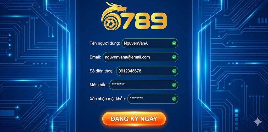 Hành trang cần thiết để đăng ký 6789